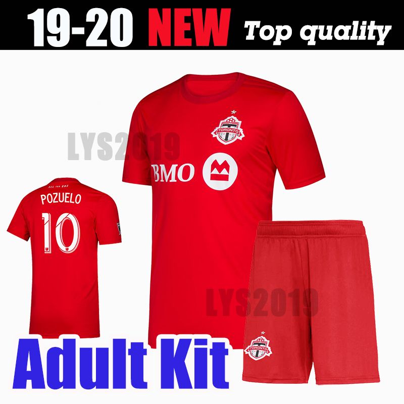 2020 Adult Kit 2019 Toronto Fc Home Soccer Jersey 18 19 10