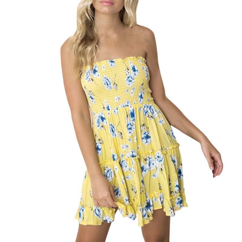 tube top beach dress