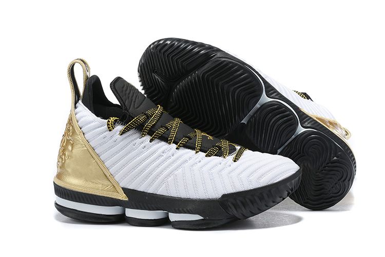 lebron 16 black gold