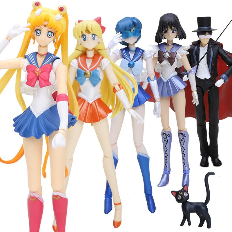 Sailor moon TUXEDO MASK Anime Manga Figuren Figure Figur Set H:15cm Neu 