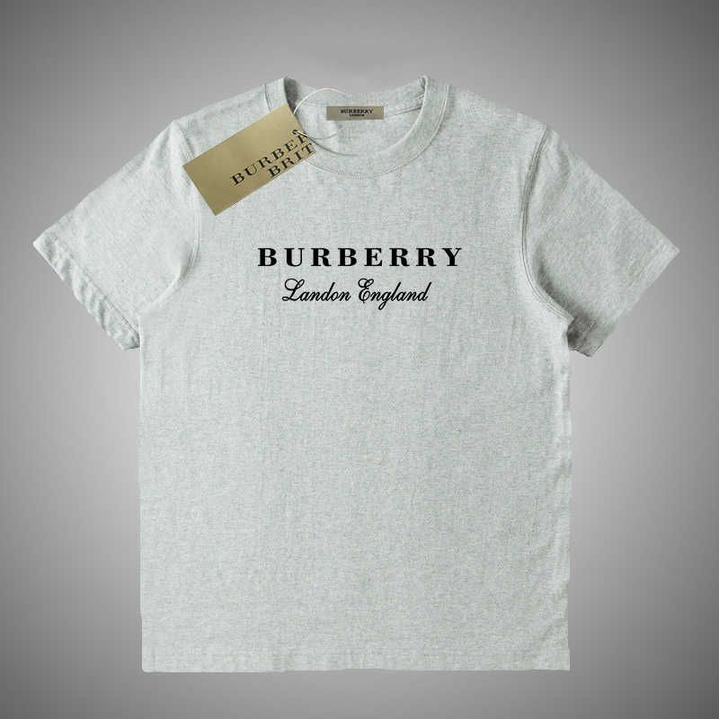 Burberry Nueva marca de fábrica camiseta de los hombres 3D letra mujer de  impresión en la