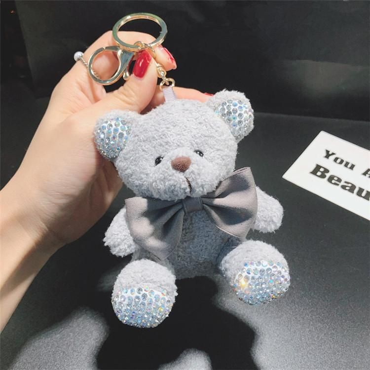 cute teddy keychain