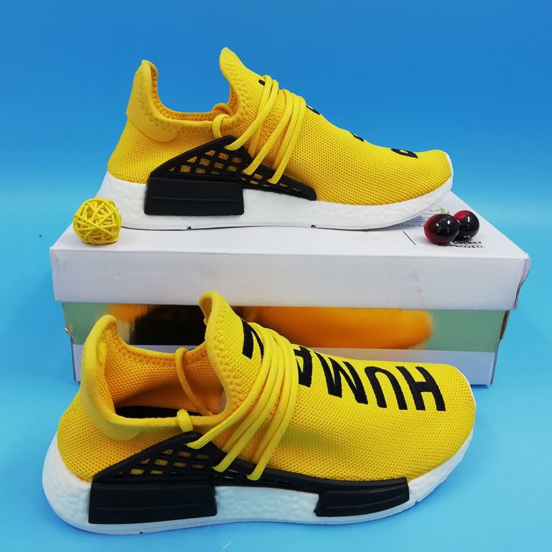 pharrell williams shoes human race yellow