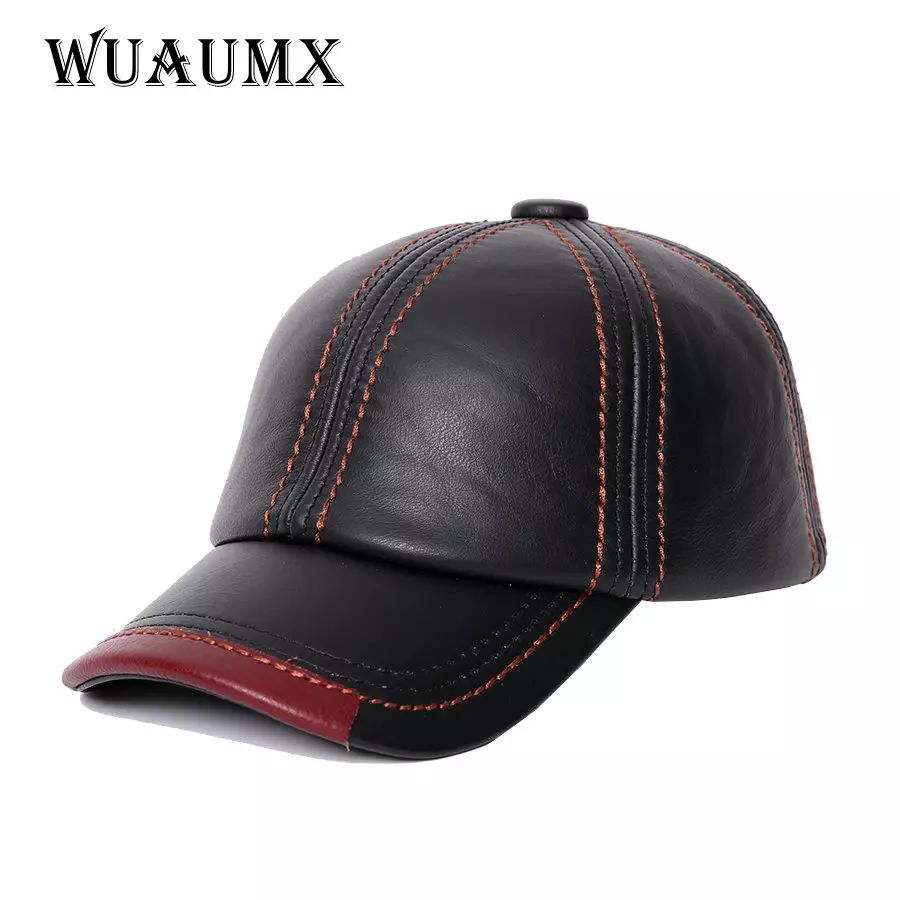 leather polo hat