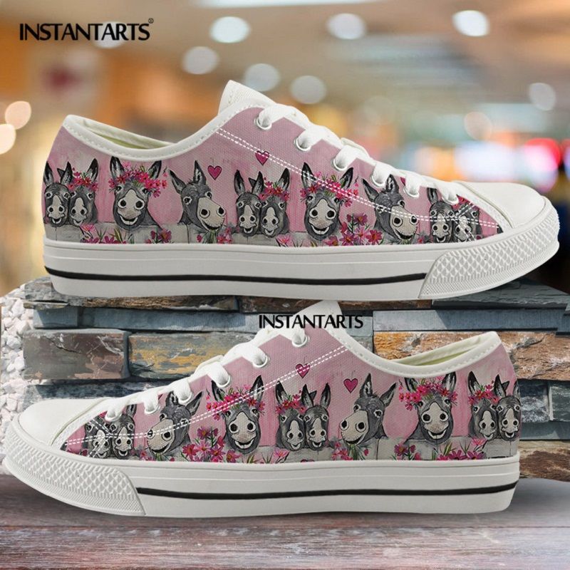 light pink canvas shoes