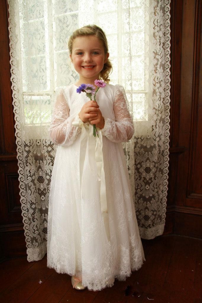 modest first communion dresses