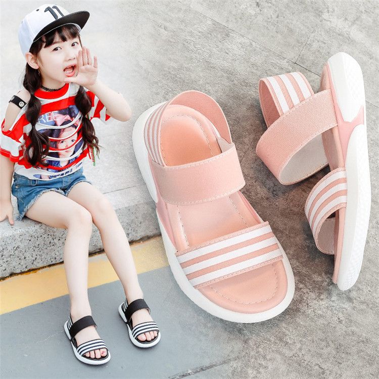 Zapatos para niños 2019 Moda de verano Sandalias bebés Sandalias elásticas antideslizantes resistentes al