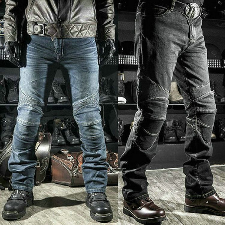 Compra Ventas Calientes De La Motocicleta De Los Pantalones Vaqueros Pantalones  Pantalones Moto De Motocross De La Moda De Los Hombres De Los Pantalones  Vaqueros Cabalgan Floja Versión Con Equipo De Protección