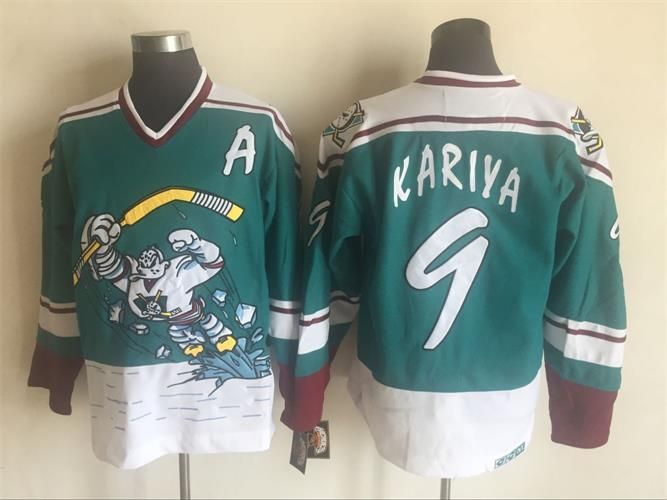Paul Kariya Anaheim Mighty Ducks 1995-96 Wild Wing Throwback CCM NHL  Jersey