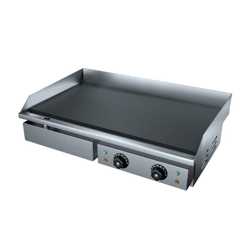 Commercial 220V Non Sticky Optional Electric Grill Griddle Stainless