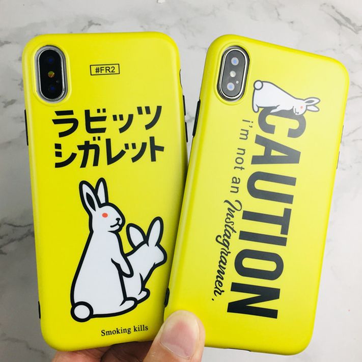 Japan Trend Rogue Rabbit Pattern Design Cover Case For Iphone X Xs Max Xr 7 8 6 6s Plus Candy Soft Silicone Phone Custom Phone Cases Phone Cases From Itsmarthouse 2 04 Dhgate Com