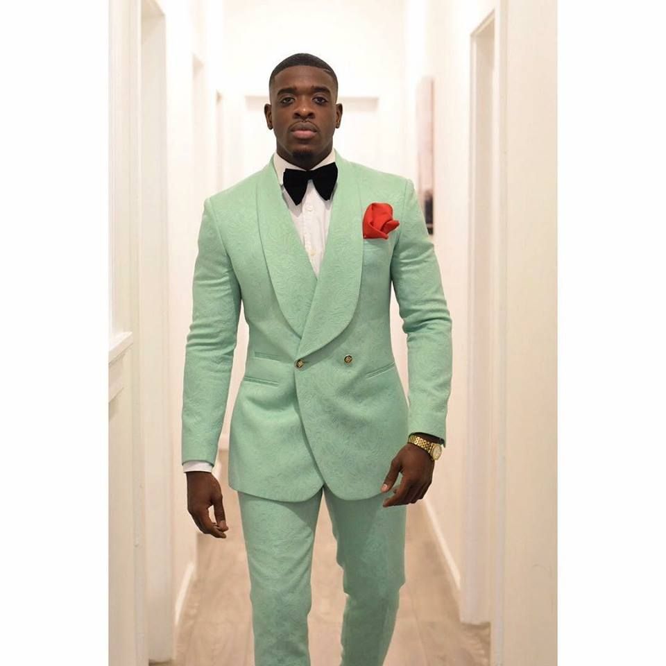 Custom Men's Mint Green Suit Groom Tuxedos Dinner Suit Formal Wedding Suit Custom Men's Mint Green Suit Groom Tuxedos Dinner Suit Formal Wedding Suit
