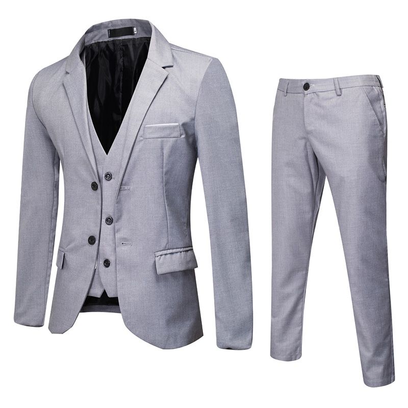 2021 2019 New Plain Men Suit Pant Coat Design Men Wedding Suits ...