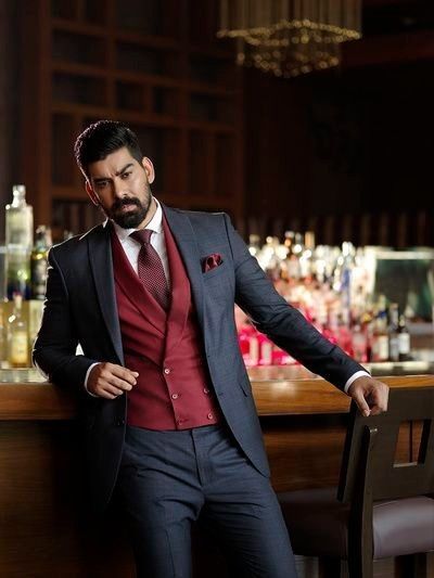 Chalecos Silbon | Chaleco traje para hombre Silbon