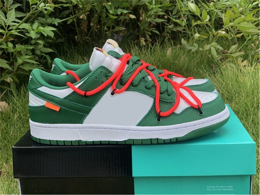 Zapatos Más Calientes Auténtico Off SB Dunk Low White Pine Verde Azul  Marino Lobo Rojo Para Hombre Gris Mujeres Baloncesto Zapatillas De Deporte  De Los Deportes Con La Caja CT0856 100 Por
