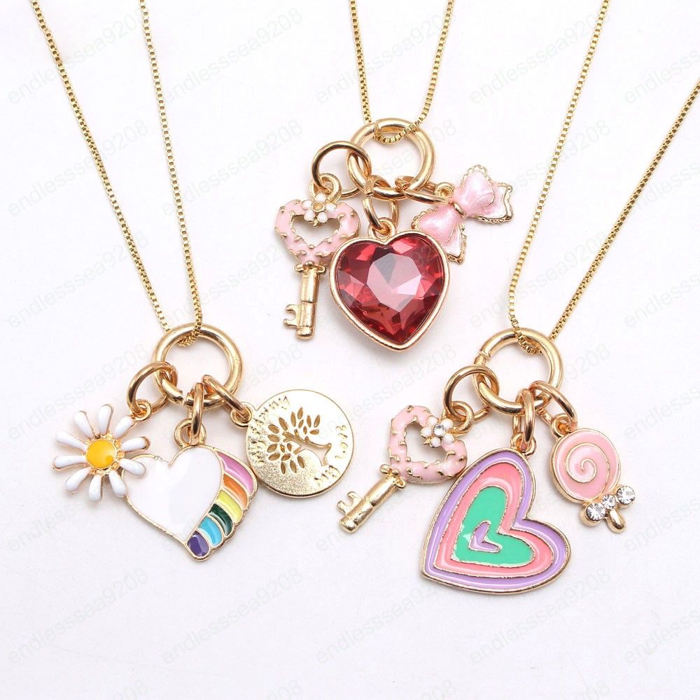 Fashion Love Heart Pendant Necklace 