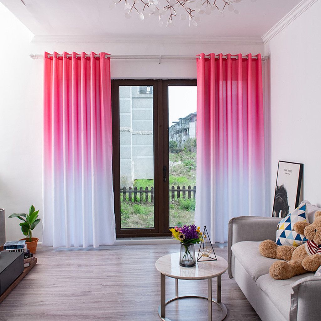 Acquista Tende Di Colore Sfumato Tenda Finestra Camera Da Letto Moderna Living New Drape Panel Sciarpa Trasparente Valances Room Curtains 8 G6 A 15 Dal Hibooth Itdhgatecom