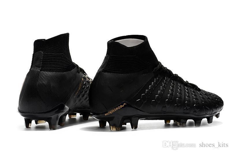 black and gold soccer shoes
