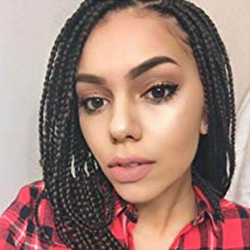 2020 6packs 18 Box Braids Crochet Hair Small Synthetic Hair