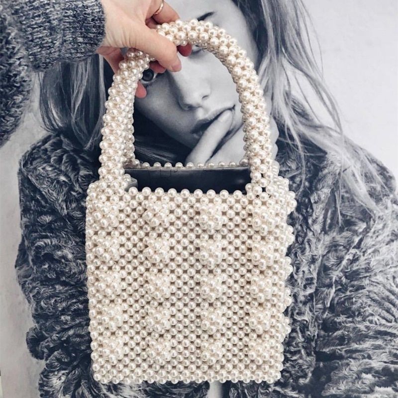 small beaded bolsa