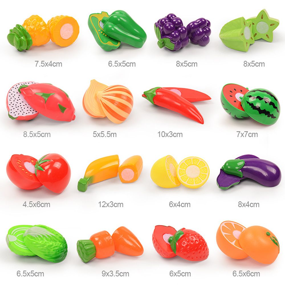 cutting fruits and vegetables toys