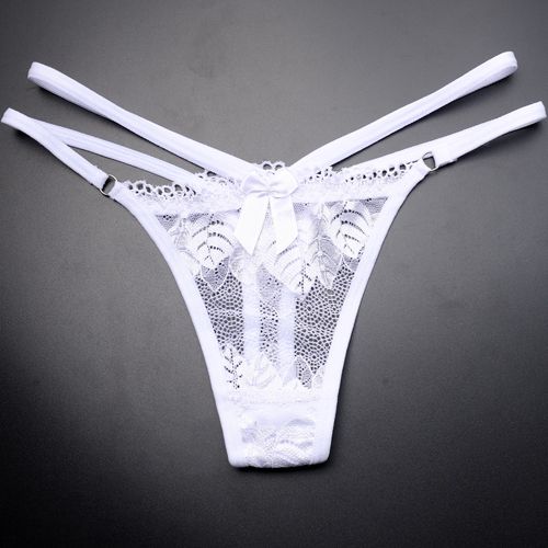 Young Girls Lovely Thongs T Panties Bikini Lace Low Waist Bow GStrings ...