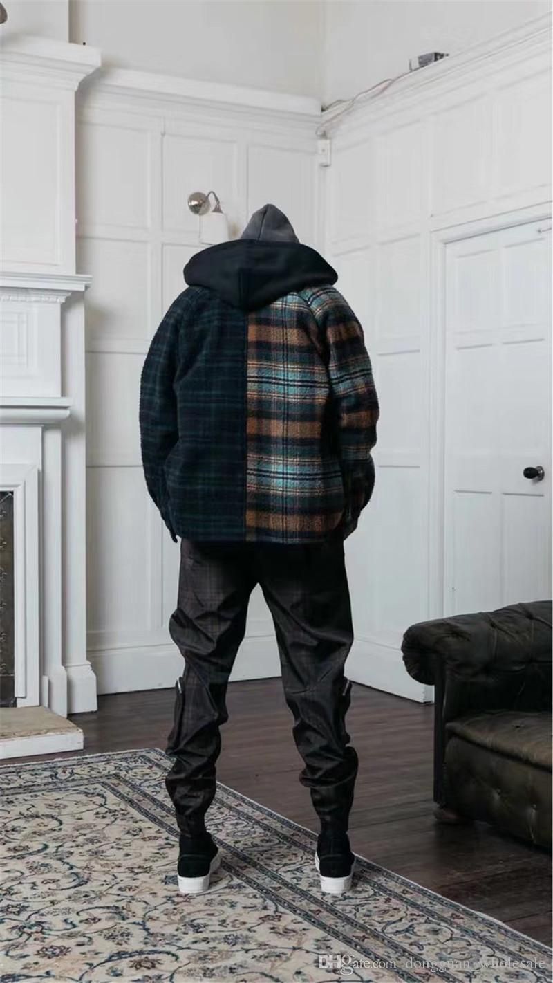 19FW FLANNEL JACKET Hoodies Men 