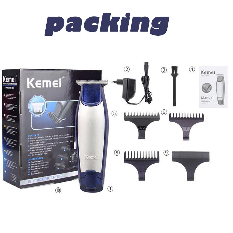 professional rechargeable professional hair clipper ceramic cutter