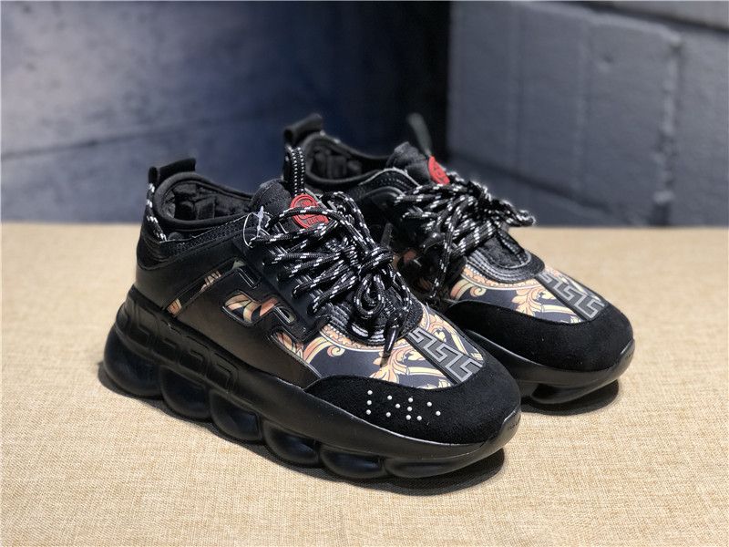 chain reaction shoes black