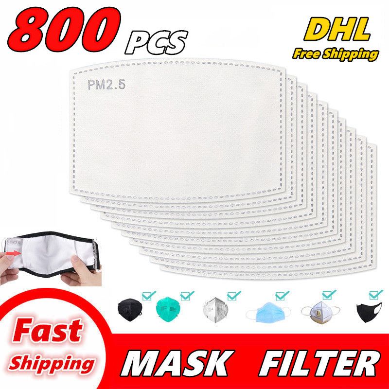 2021 PM2.5 Filter For Mask Anti Haze Mouth Masks Replaceable Filter