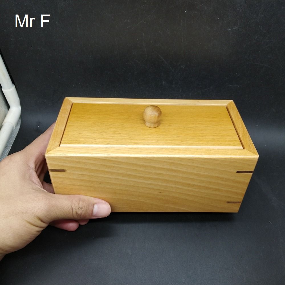 Wooden Puzzle Box Creative Magic Trick Puzzle Game Educational Toys For Adult C 