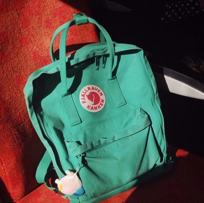 kanken teal green