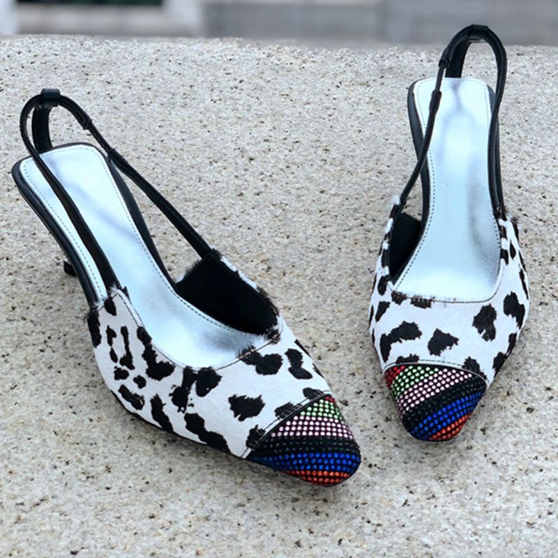 sandals with crystal stones