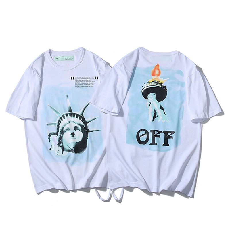 off white liberty tee
