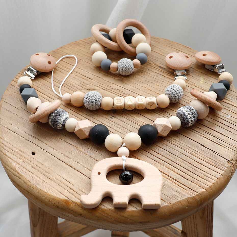 wooden teether for baby