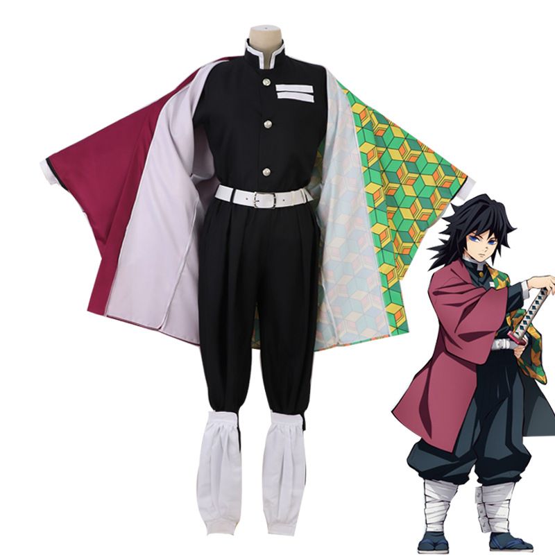 Demon Slayer Kimetsu No Yaiba Cosplay Costume Kamado Tanjirou Kamado Nezuko Agatsuma Zenitsu Tomioka Giyuu Cosplay Costume From Newlifehere2017 39 6 Dhgate Com