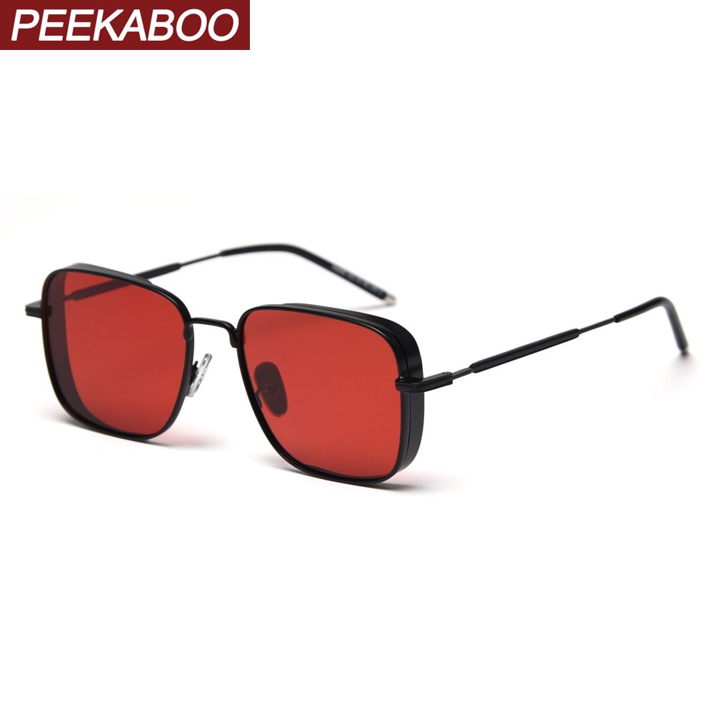حمراء عبة الاختباء النظارات الشمسية مربع للرجال الاستقطاب أسلوب Kroean جودة عالية 2020 درع النساء نظارات الشمس صامد للريح سوداء من عند Kebe1 86 9ر س Kr Dhgate Com