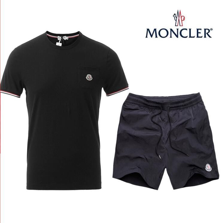 moncler shorts and t shirt