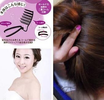 Three Steps Night Party Banquet Hair Style Maker Forks Bud Like