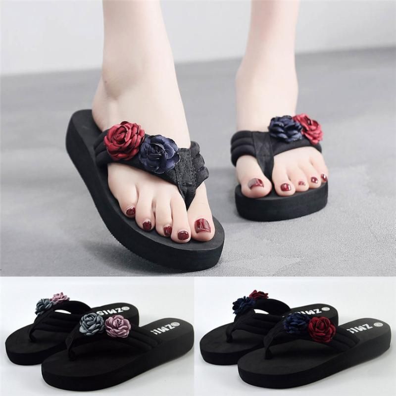 toe flat slippers
