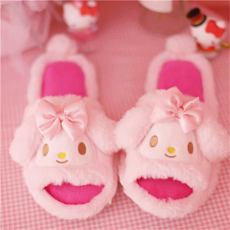 cute pink slippers