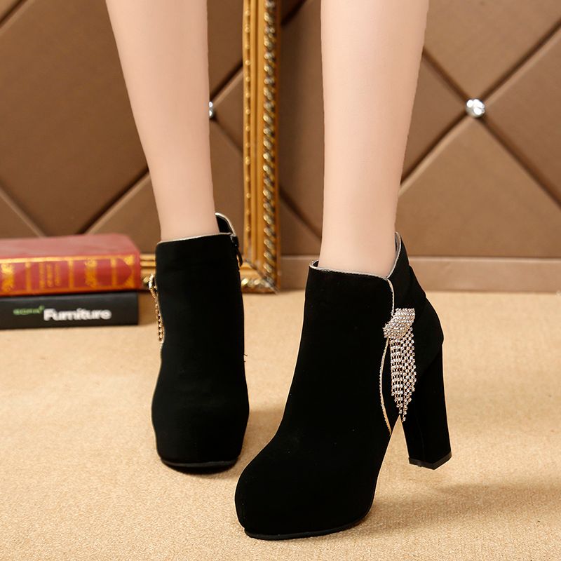 chunky heel flats