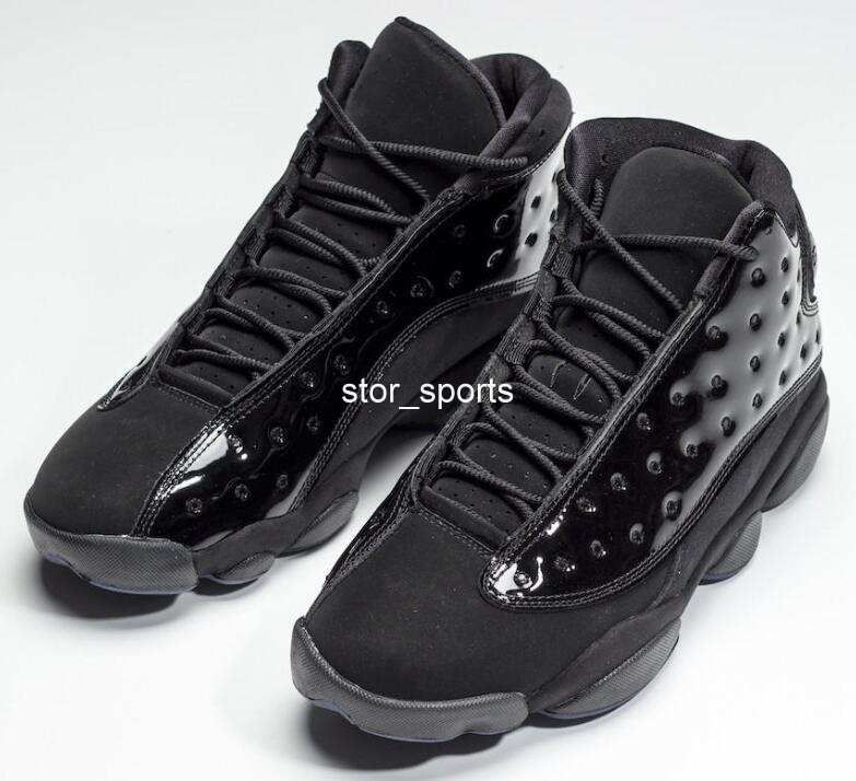 black 13s cap and gown