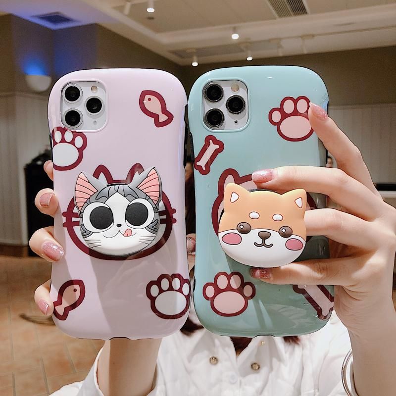 Mytoto Cute Cartoon Rabbit Dog Girly Phone Cases For Iphone 11 Pro Xs Max X 8 7 6 6s Plus Xr I8p Stand Holder Back Cover Coque Funda Mytoto Cute Cartoon Rabbit Dog Girly Phone Cases For Iphone 11 Pro Xs Max X 8 7 6 6s Plus Xr I8p Stand Holder Back Cover Coque Funda