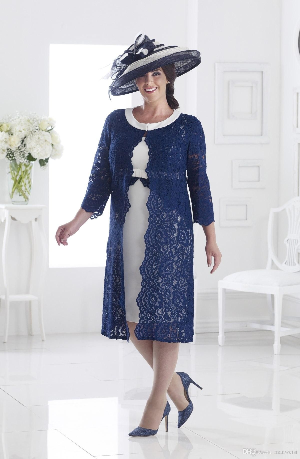 cobalt blue mother of the bride outfits