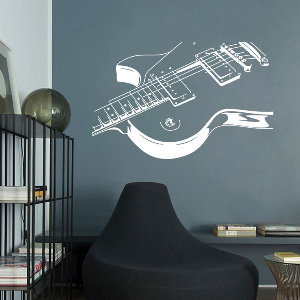 Acheter Grande Taille Musique Guitar Wall Sticker Musique Chambre Chambre Décoration Art Mural Stickers Fonds Décran Pour Les Chambres Denfants Acheter Grande Taille Musique Guitar Wall Sticker Musique Chambre Chambre Décoration Art Mural Stickers Fonds Décran Pour Les Chambres Denfants