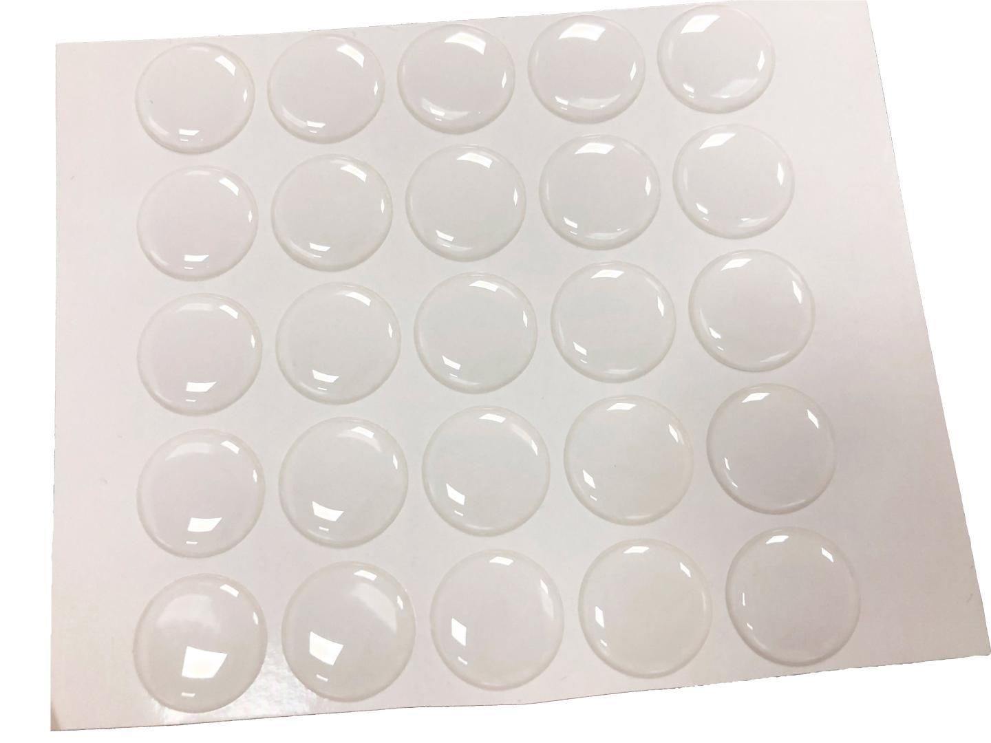 2020 500/18MM Round Clear Epoxy Sticker Epoxy Domes Adhesive Circles
