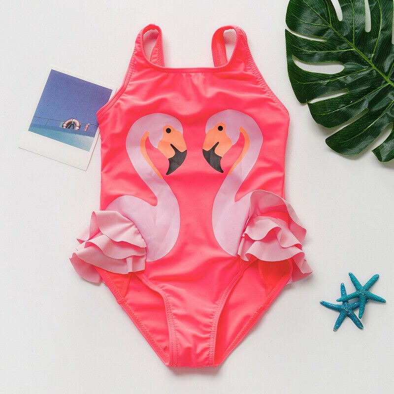 flamingo swimming costume