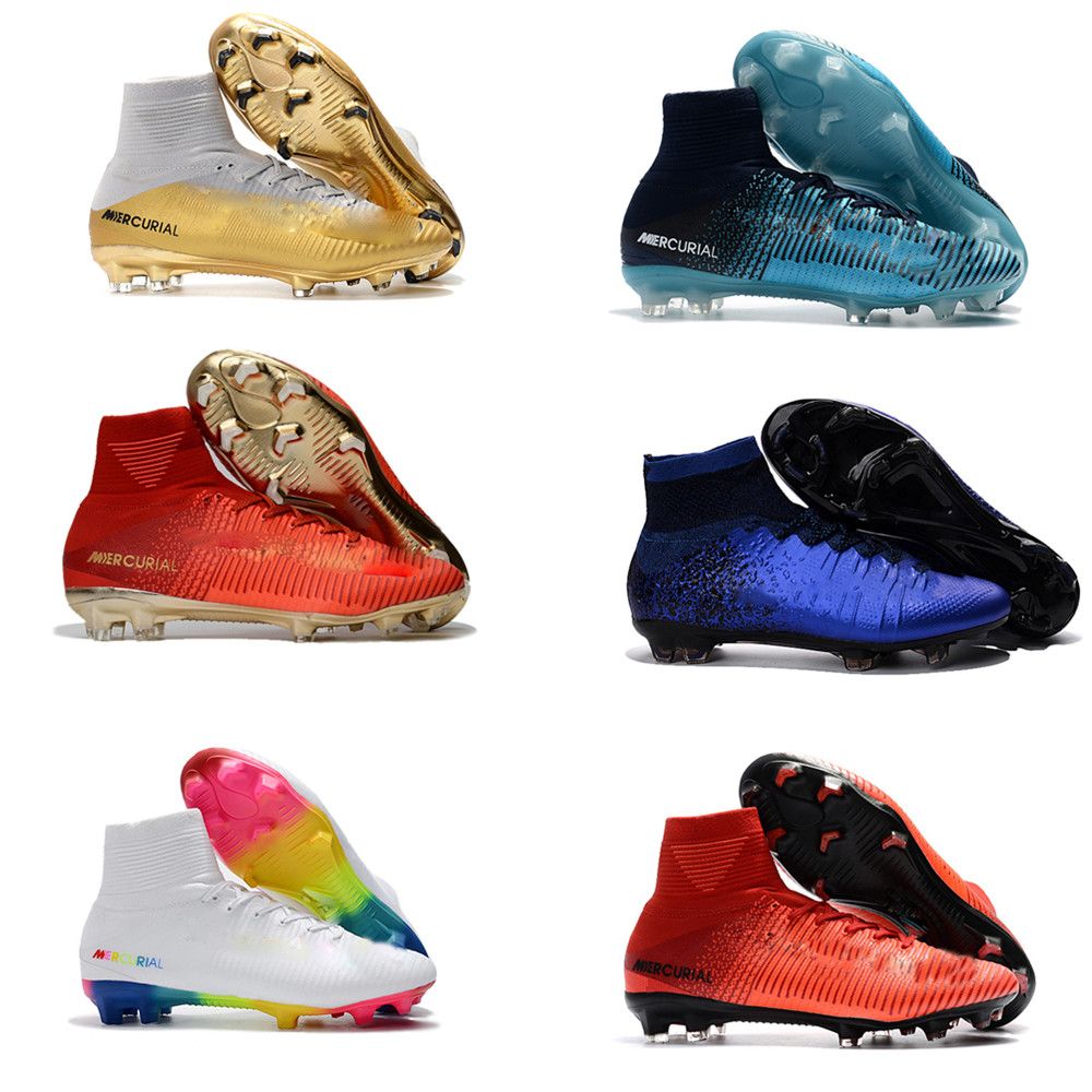 cr7 rainbow boots