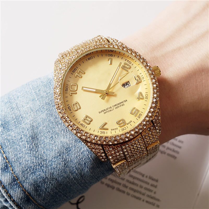 male diamond watch